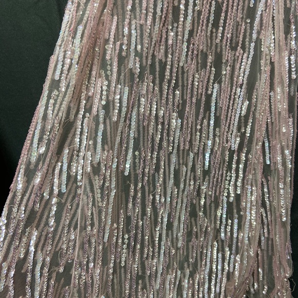 Amen Black Label Pink Sequin Tulle Flare Pants 38 - Picture 4 of 8